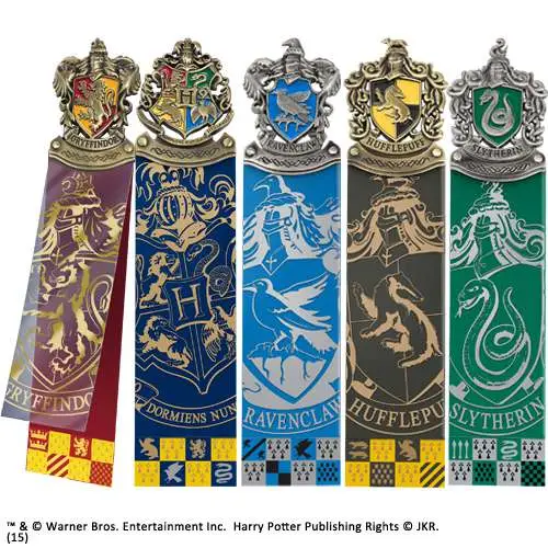 Figurine hp crest bookmark set